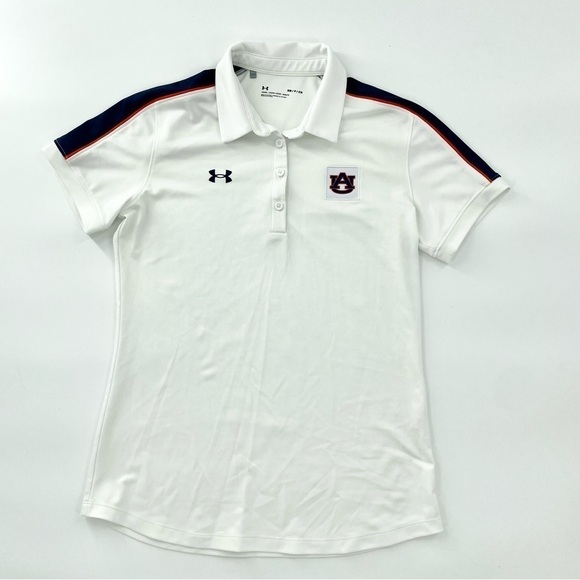 Under Armour Women's Retro Style‎ Golf Polo Fall 2021 AUBURN TIGERS - Picture 1 of 9